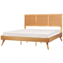 Beliani-ISTRES-Tweepersoonsbed-Lichthout-180x200cm-MDF