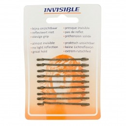 ProDuoInvisibleSchuifspeldjesKortBruin9Stuks