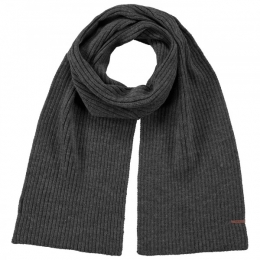 Barts-WilbertScarf-SjaalmaatOneSizegrijszwart