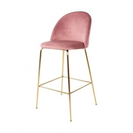 ArtichokAniekbarkrukvelvetroze-goudenonderstel-77cm