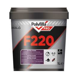 PolyfillaProF220-LichtgewichtVulmiddel-Wit-1L