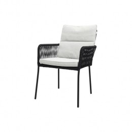 VDGTeresadiningropetuinstoel-Black