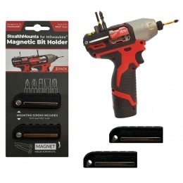 StealthMountsBH-MW12-BLK-2MagnetischeBithouderVoorMachinesMilwaukeeM12-Zwart-2-pack