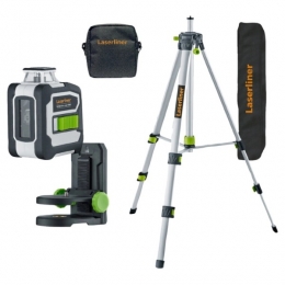 LaserlinerCompactLine-LaserG360LijnlaserInclStatiefInTas-2Lijnen-30m-Groen-Bluetooth