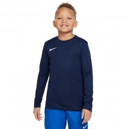 NikeDri-FITParkVIIVoetbalshirtLangeMouwenKidsDonkerblauw