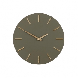 MicaDecorationsBrixenWandklok-355cm-Donkergroen