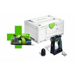 FestoolCXS18-Basic18VLi-ionAccuSchroefboormachineInSystainer-Met30AhAccu