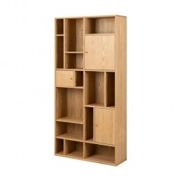 LisommeMaartenHoutenBoekenkast-B90cm-Naturel