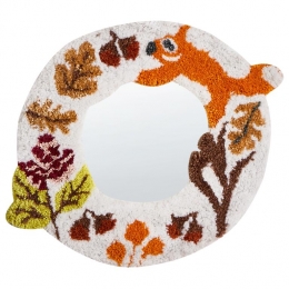 Beliani-BORITI-Wandspiegel-Meerkleurig-Katoen