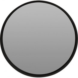 Rondeminimalistischwandspiegelzwart50cm