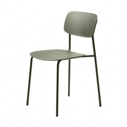 OlivineJulanKunststofEetkamerstoelOlijfgroen