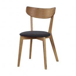 RowicoHomeAmieikenhouteneetkamerstoelnaturel-metdonkergrijs