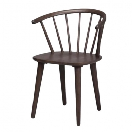 RowicoHomeCarmenHoutenSpijlenstoelBruin