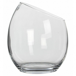 MicaDecorationsschuinevaasschaal-gerecycledglas-D28xH32cm