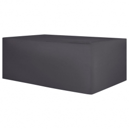 Beliani-CHUVA-Beschermhoes-Zwart-275x230x70cm-Polyester