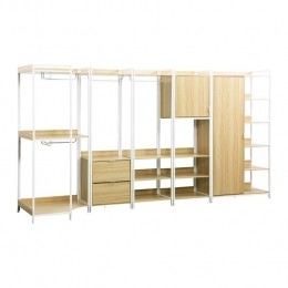 sweeek-Modulairekledingkastmet5eenheden