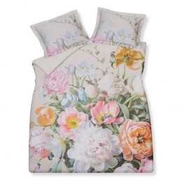 FleurFestiveDekbedovertrekCreamTan240x200220cmBeige