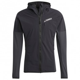 adidasTerrex-TerrexTechrockHoodedWindFleeceJacket-SoftshelljackmaatLgrijs