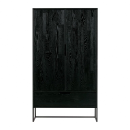 WOOODSilasOpbergkastB85cm-BlackNight