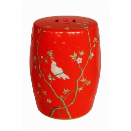 FineAsianlivingKeramischeKrukRoodPapegaai