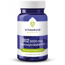 GratisVerzendingVitakruidB12Adenosyl5000Mcg60tabletten