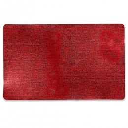 UniqueLiving-PlacematMetallic30x45cm-Rood