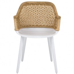 CyborgElegantstoelnaturalwickerglossywhite