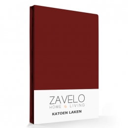 ZaveloLakenBasicsBordeauxKatoen-Lits-jumeaux240x260cm