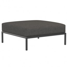 HoueLevel2OttomanvoetenbankDarkGreyframeDarkGrey