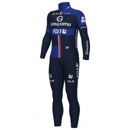 GROUPAMA-FDJ2025Setwinterfietsjacklangekoersbroekset2artikelen
