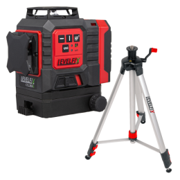 LevelfixCCL283G3DKruislijnlaser-Groen-30m-InclusiefStatief