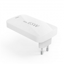 HamaSnellader2xUSB-C1xUSB-Aplattemini-opladerPD65WOpladerWit