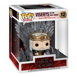HouseoftheDragonPOPDeluxeVinylFigureViserysonThrone9cm