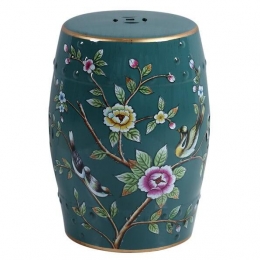 FineAsianlivingKeramischeKrukTealVogels