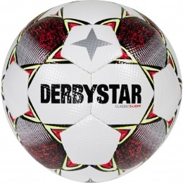 DerbystarClassicS-LightIIVoetbal8x1VlakkenMaat5WitRoodGeel