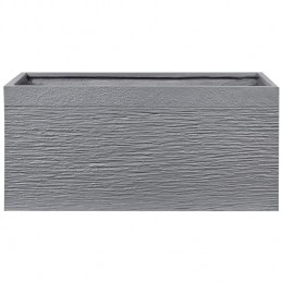 Beliani-MYRA-Plantenbak-Grijs-80cm-Klei-vezelmengsel