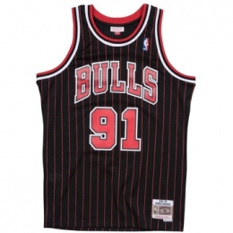 TopMitchellAndNessMaillotNBAChicagoBullsDennisRodman