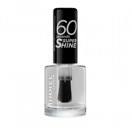 3xRimmelNagellak60SecondsSuperShine740Clear8ml