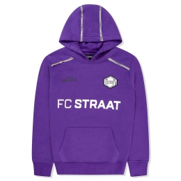 TouzaniAngoraHoodieKidsPaarsGrijsWit