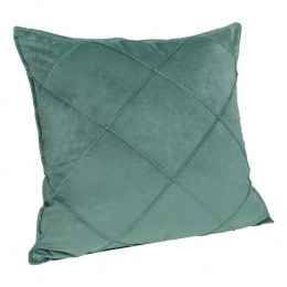 QUVIOKussenhoes-ruitpatroon-50x50cm-Fluweel-Groen