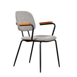 Bronx71ScandinavischeeetkamerstoelOskartaupegerecycledestof