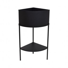 LOFT42Florahoekplantenbak-Metaal-Zwart