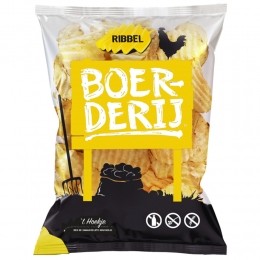BoerderijChipsZeezoutRibbel190gr