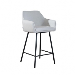 Bronx71ScandinavischebarkrukAndorgerecycledestofgrijs65-78cm