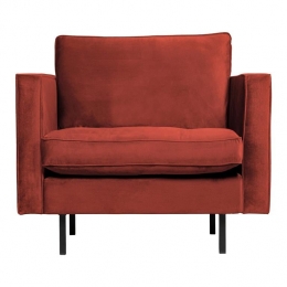 WOOODRodeoClassicFauteuil-Velvet-Chetsnut