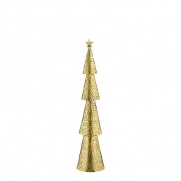 HouseofSeasonsKerstboom-L145xB8xH68cm-Metaal-Goud