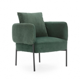 Calicosy-FauteuilARUNI-L73cm-Metalenpoten-Groen