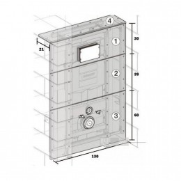 GeberitUniverseleGipsplaten130x130cmvoorDirecteafbouwinbouwreservoir