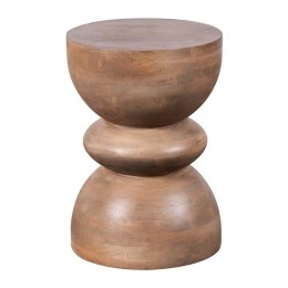 LewisLoftBijzettafelLuis-FSCmangohout-Rond35-Bruin
