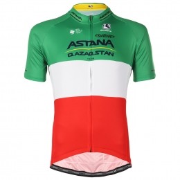 ASTANAQAZAQSTANTEAMfietsshirtmetkortemouwenItaliaansekampioen2023voor